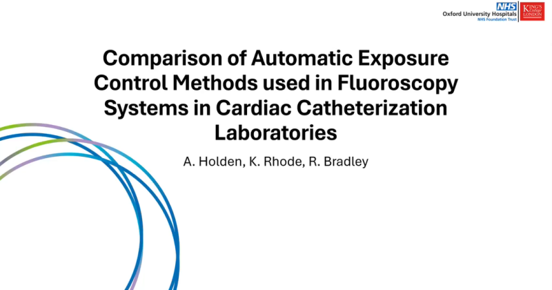 Comparison of AEC methods used in Fluoroscopy Systems in Cardiac Catheterization Laboratories – Alexandra Holden