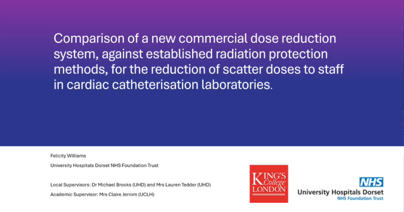 Comparison of a new commercial dose reduction system – Felicity Williams